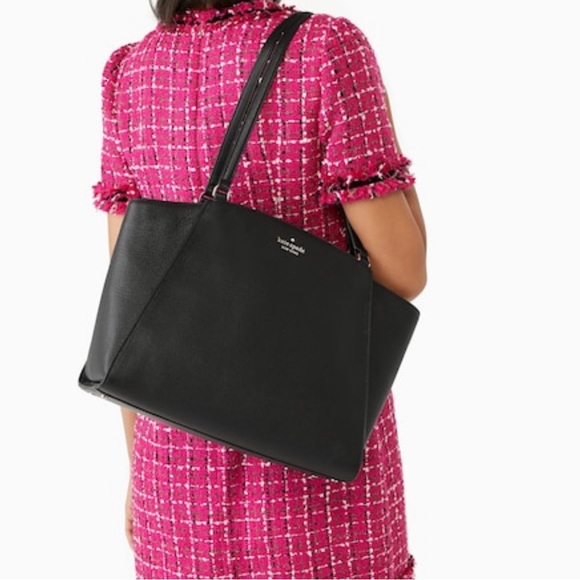 Kate Spade Brim Laptop Tote 

COLOR:
Black - Picture 3 of 16